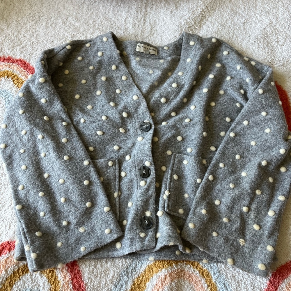 Madewell texture and thread bobble cardigan - Picture 2 of 5